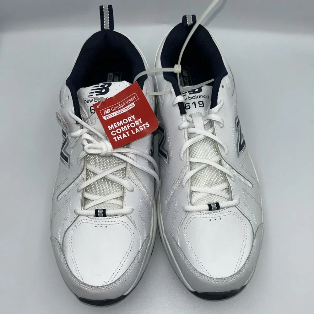 New Balance MX619WN2 Men's White Training Sneakers 4E Wide Comfort- Sz 13 4E NWT